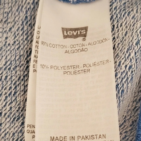 Mens Levi Strauss & Co LEVIS BLUE Zip Cardigan Small 36" 10 uk Lightweight - Picture 7 of 7